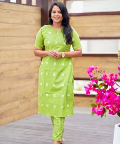 Pista Cotton Kurta Set with full lining set of 2 ( ready to dispatch)