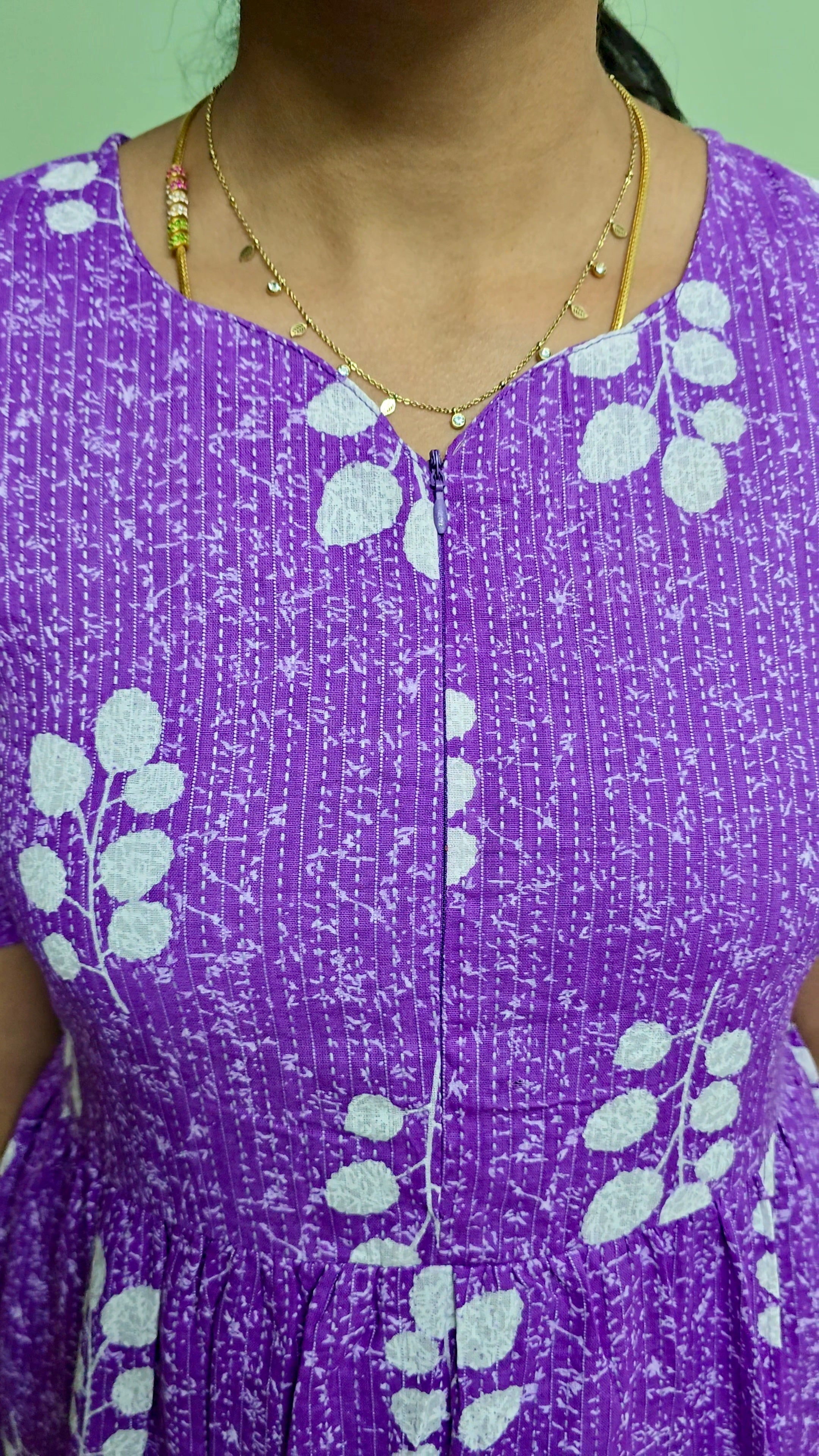 Lilac day to night dress without lining - Image 5