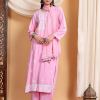 Shiza Chikankari Premium Modal Co-ord Set (Pink)