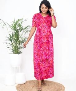 Luxury maxi  Pink Light Weight Dress