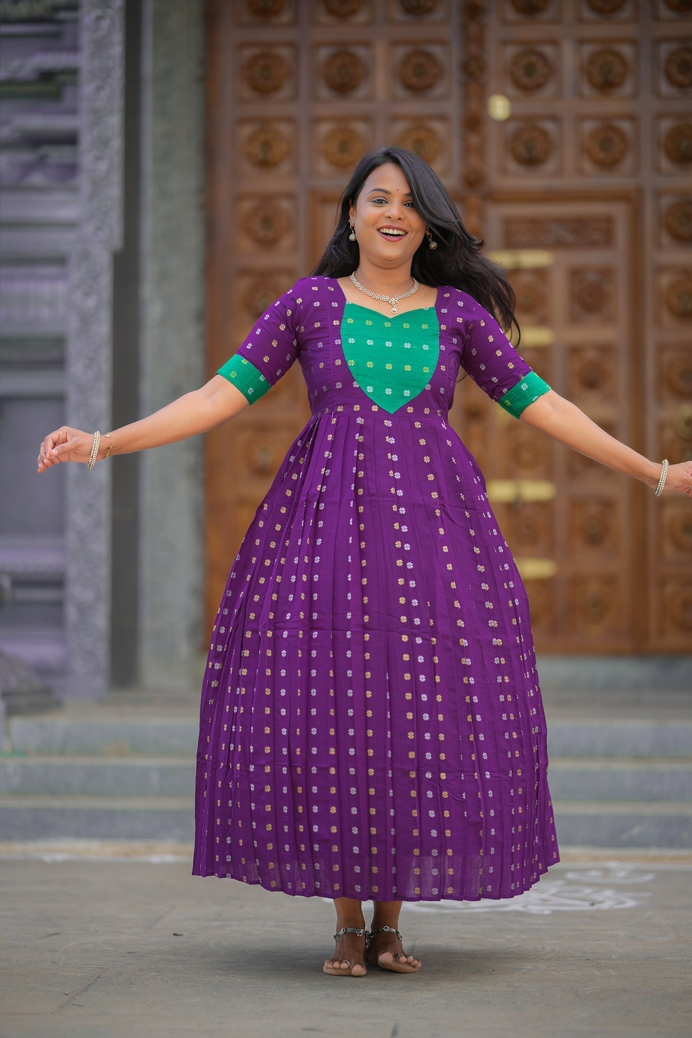 Alagu Maxi Dress With Lining ( ready to dispatch) - Image 4