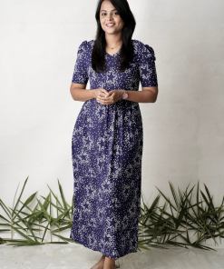 Maxi  Navy stardust Light Weight Dress