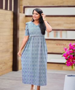 Maxi kite checked medium  Weight Dress