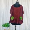 Maroon Nursing Cover with pockets