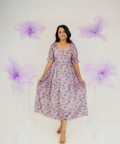 Emma  casual  Dress With Lining (No-Iron Everyday Dress)