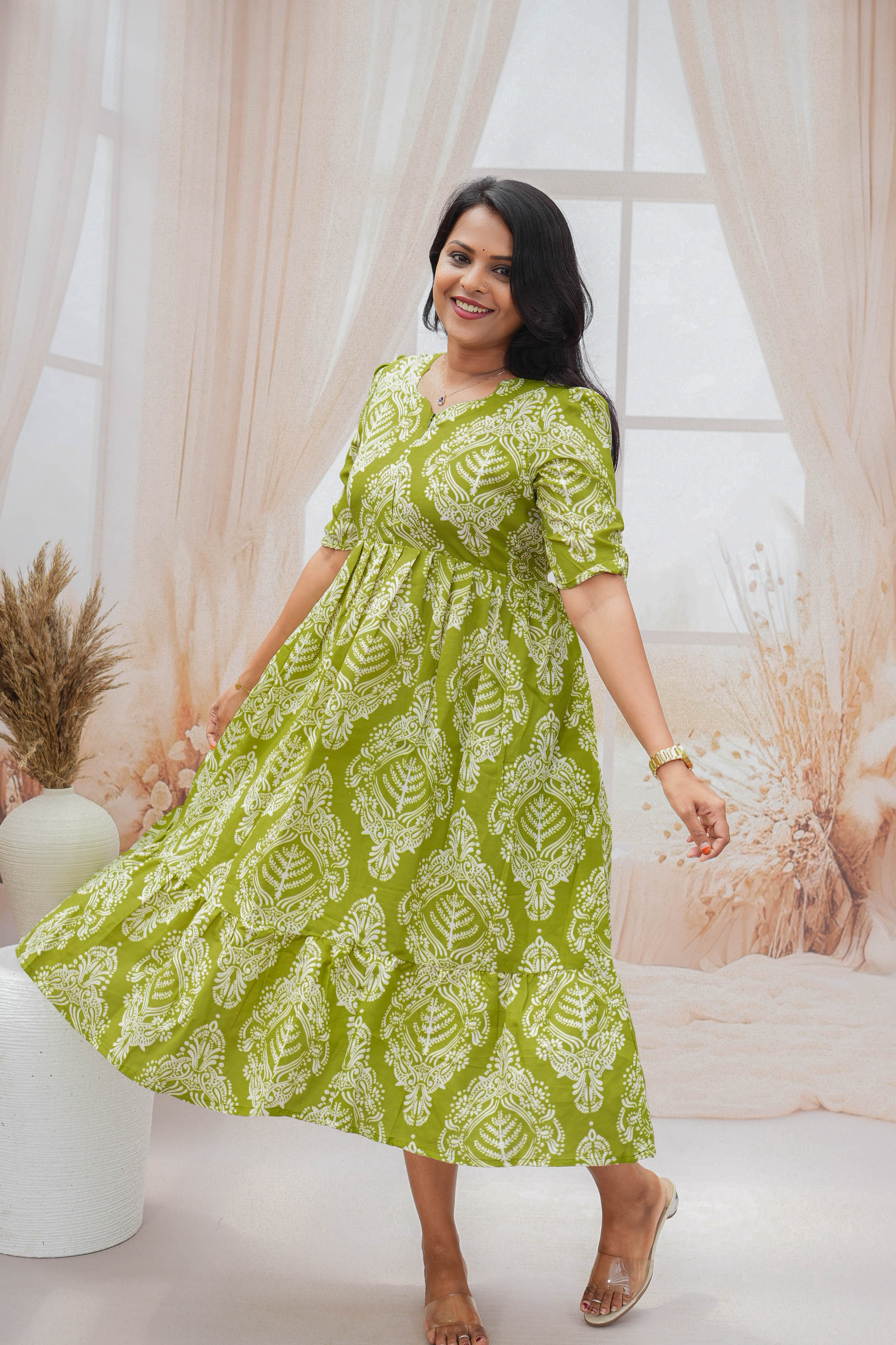Anya Day to Night Dress Without Lining( Wrinkle-Free Dress)n - Image 6