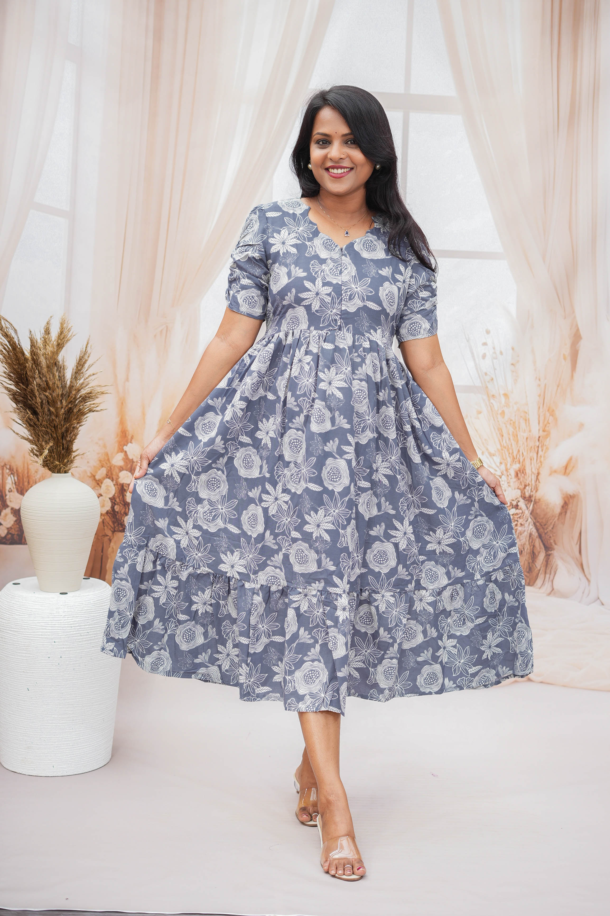 Geetha Day to Night Dress Without Lining( Wrinkle-Free ) - Image 4