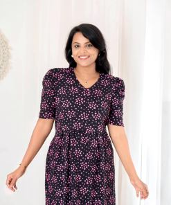 Midi Laila Waffle Dress
