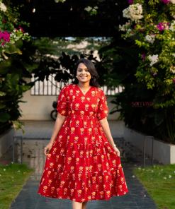 Meera  Casual Dress With Lining