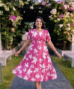 Dusty pink  dress ( PRODUCT OF THE MONTH ) SPECIAL SALE PRICE