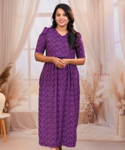 Maxi Purple Light Weight Dress