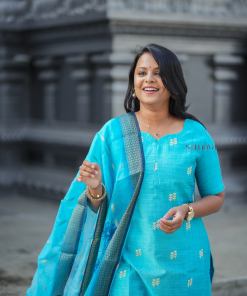 Neelam 3 piece  Salwar Set with organza dupptta ( ready to dispatch)set of 3