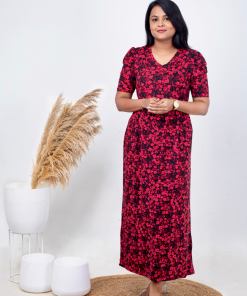 Luxury Maxi Roja  Light Weight Dress