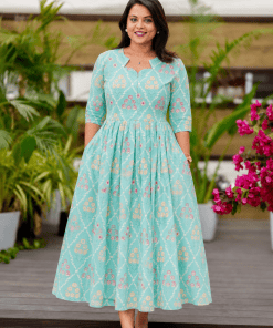 Laya georgette casual  Dress With Lining ( No-Iron Everyday Dress)