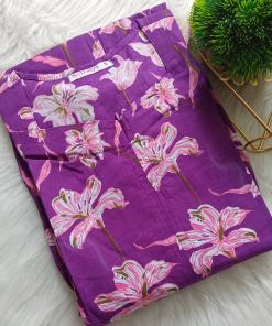 Mayil - Purple day to night dress without lining